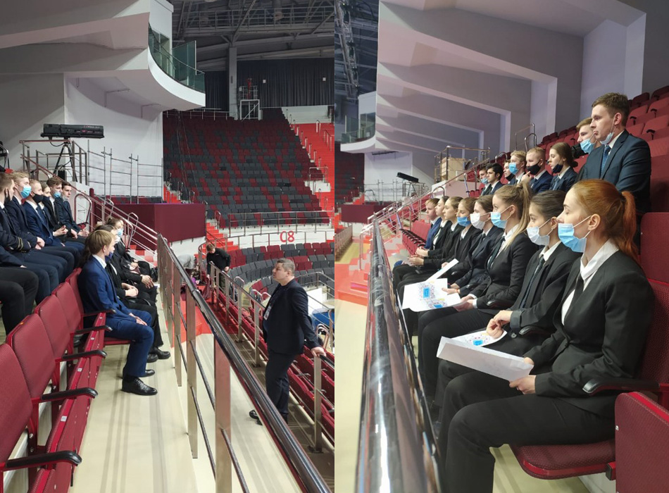 Тренинги и инструктажи операционного персонала перед спортивным мероприятием в КСК «Сибур Арена»